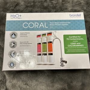 Brondell UC300 Under Counter Triple Water Filtration System + Faucet